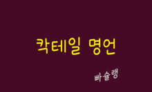 칵테일 명언